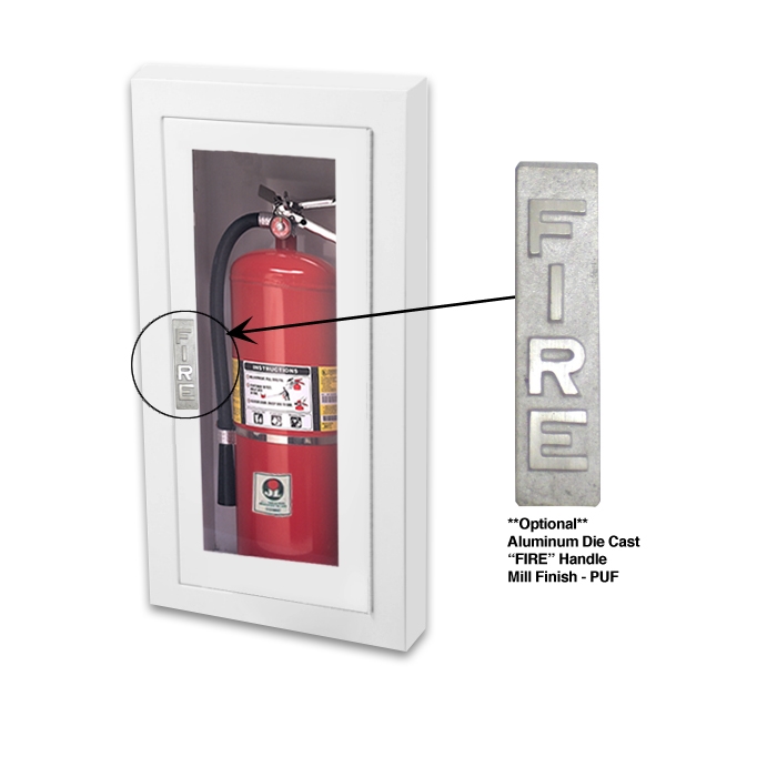 JL Ambassador 1016F10-FX2™ Semi-Recessed 10 lbs. Fire Extinguisher Cabinet